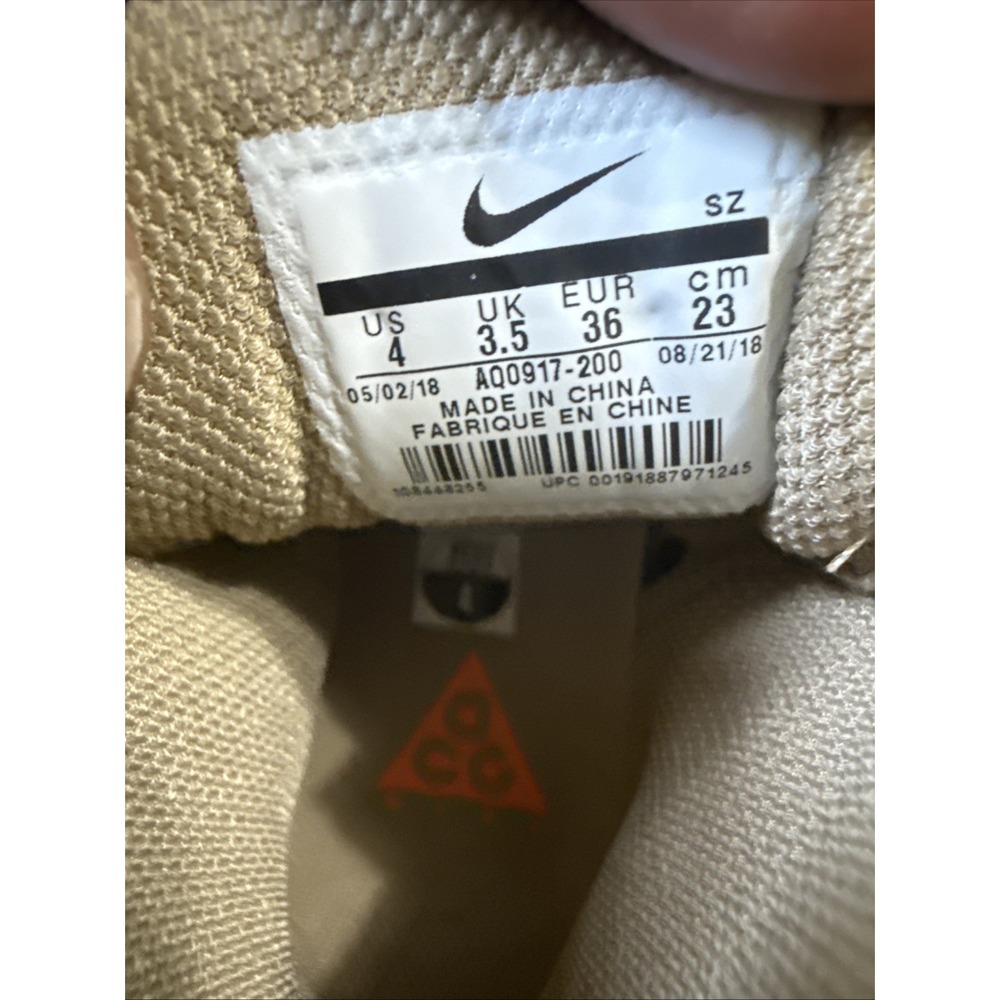 Nike ACG Angels Rest Parachute Beige Men's, AQ097-200, Size 4 NWOB - Picture 3 of 7